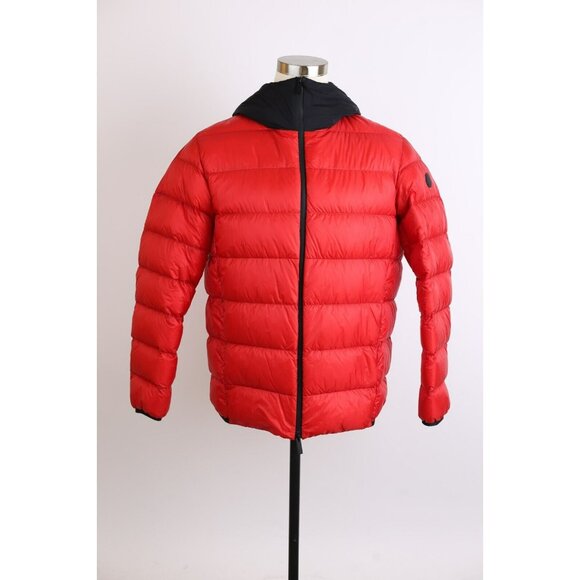 Moncler Provins Down Padded Jacket SZ 5 Red & Black LNWOT
